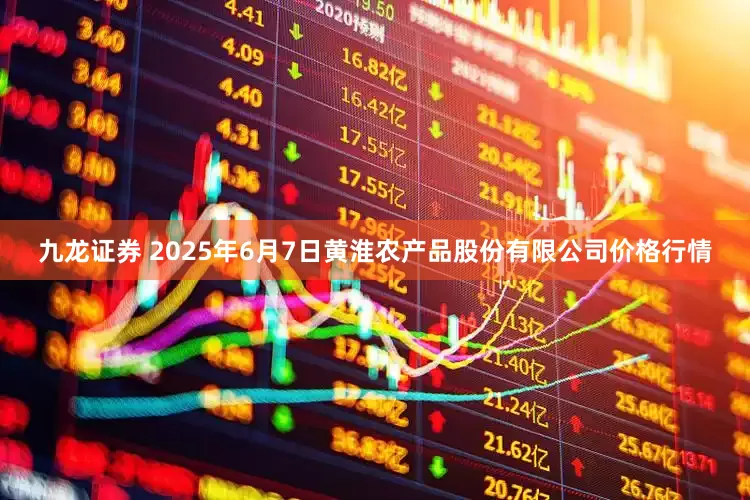 九龙证券 2025年6月7日黄淮农产品股份有限公司价格行情